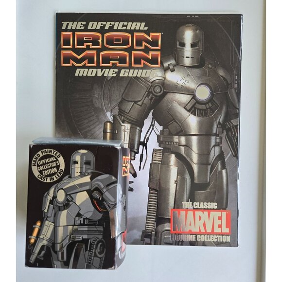 Eaglemoss‎ 1:16 Classic Marvel Figurine w/Book: Iron Man (Mark 1) Movie Guide - Picture 1 of 1